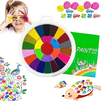 Ensemble de peinture au doigt amusant pour enfants lavable non