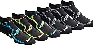 Chaussettes de course saucony pour hommes, 6 paires de chaussettes performance comfort fit no-show (paquet de 6). Diaytar Sénégal : Le plaisir d'acheter sans se priver
