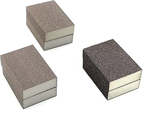 Éponge de ponçage grossière/moyenne/fine 6 pièces 3 spécifications différentes variété de blocs