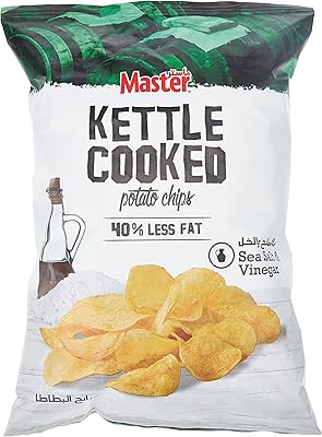 Croustilles de pommes de terre cuites avec sel et vinaigre, 170 g.