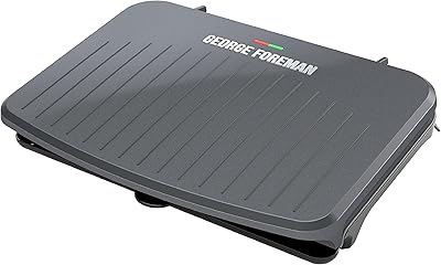 Gril électrique d'intérieur classique à 9 plaques et presse à panini george foreman