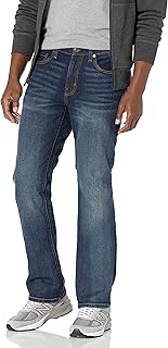 Jean slim amazon essentials pour hommes délavage foncé 32" x 32