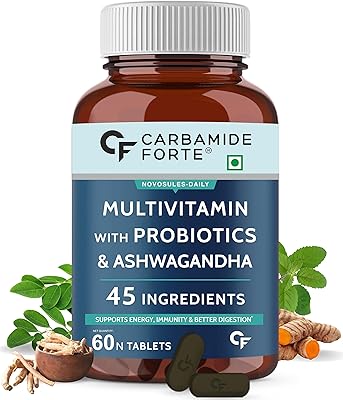Comprimés multivitaminés carbamide forte pour hommes et femmes avec probiotiques | complément alimentaire