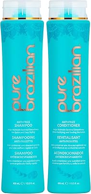 Shampooing et après-shampoing anti-frisottis pur brésilien - shampoing et après-shampooing sans danger
