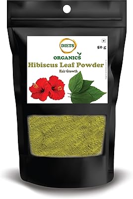 Diets organics poudre de feuilles d'hibiscus pour le soin des cheveux