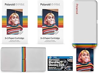 Imprimante photo polaroid hiprint the amazing world mobile bluetooth 2x3 avec 2