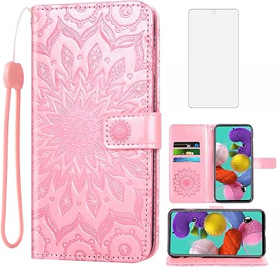Coque de protection pour samsung galaxy a71 4g avec protecteur d'écran en verre