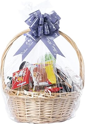 Hada world panier à fruits ou cadeau en osier avec longues poignées