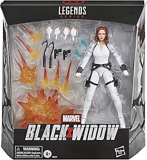 Figurine hasbro marvel legends black widow, jouets à collectionner de 6 pouces, comprend