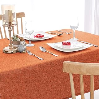Coty pack de 1 housse de table en polyjute lavable et résistante à
