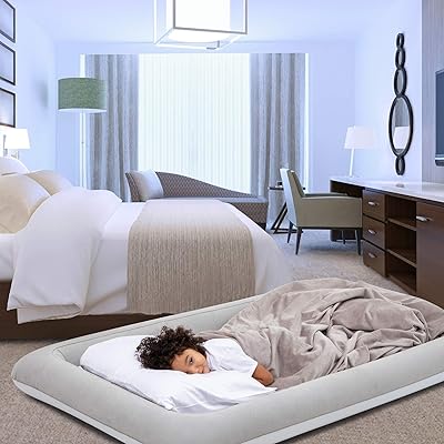 Lit de voyage gonflable hogbino baby - matelas pneumatique pour enfants, lit gonflable