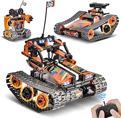 Jouets de construction télécommandés sillbird stem, 392 pièces blocs de construction techniques 3