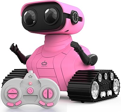 Jouets robots ovicode pour filles, jouet robot télécommandé pour enfants avec musique