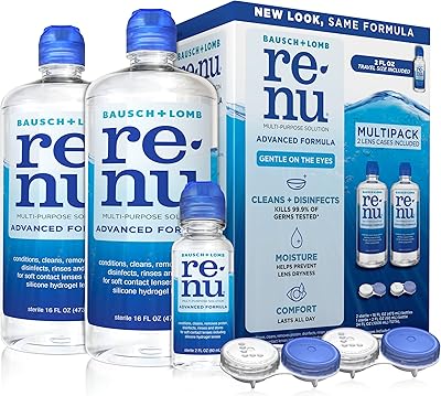 Solution pour lentilles de contact rhino désinfectant polyvalent formule avancée tue 999 %