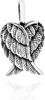Collier en argent sterling 925 avec un ravissant petit motif d'ailes d'ange