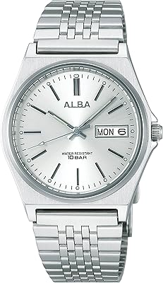 Montre aruba aigt003 pour homme, argent, argent, cadran argenté, montre à quartz avec bracelet d'affichage. Diaytar Sénégal : Votre destination e-commerce pour des produits de qualité à prix discount