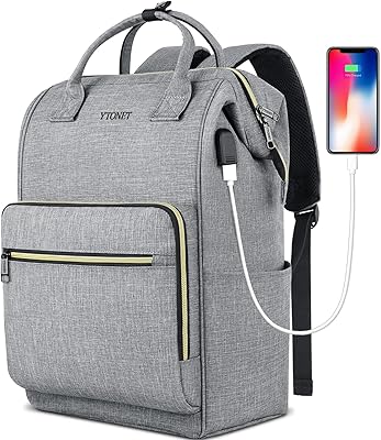 Sac à dos pour ordinateur portable 15,6 pouces pour femme, sac de voyage