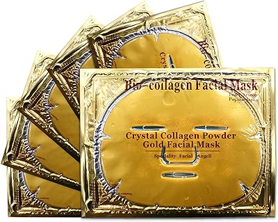 Masques faciaux au bio-collagène en or 24 carats jakova patch facial