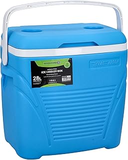 Glacière isotherme 28 l rf10481 | portable 3 couches de pp et hdpe
