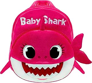 Q&m novelties mini sac à dos en peluche bébé requin pour tout-petits, m