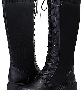 Bottes femme febose, plateforme 953-noir, 40 eu. Diaytar : Votre allié pour des achats malins et économiques