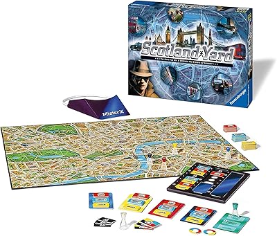 Jeux de société de stratégie raven's burgers scotland yard pour les familles