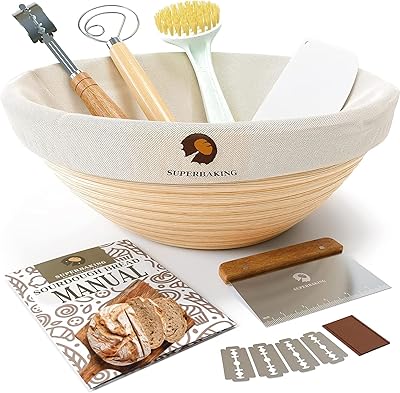 Ensemble de paniers à pain panettone super panning, panier rond de 9 pouces