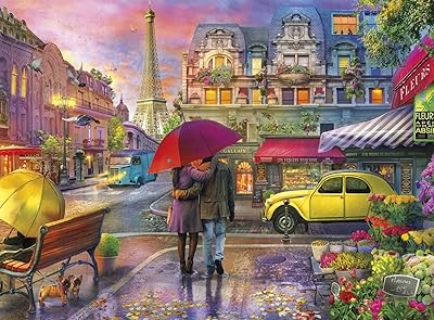 Puzzle buffalo games de running in paris, 1000 pièces, multicolore