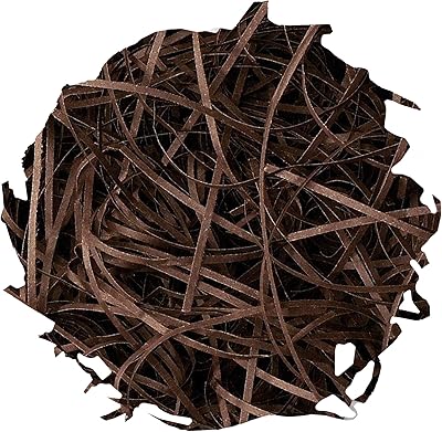 Remplisseur de papier déchiré bouclé pour panier d'emballage cadeau/emballage de panier, fournitures d'emballage