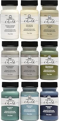 Ensemble de peinture acrylique folkart chalk home decor finition entièrement mate