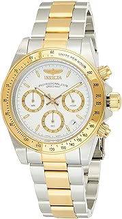 Montre invicta pour hommes de la collection speedway en acier inoxydable