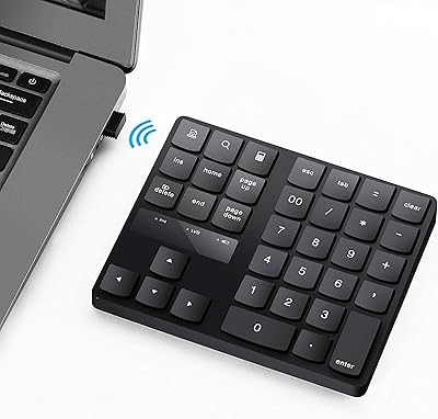 Clavier numérique, pavé numérique externe ultra silencieux, pavé numérique rechargeable usb avec 35