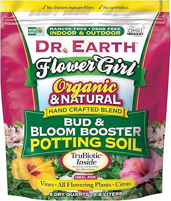 Booster de sol dr. earth flower girl biologique et naturel pour bourgeons
