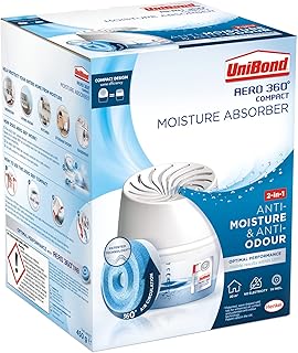 Déshumidificateur compressé unibond aero 360 déshumidificateur ultra absorbant aide à prévenir la condensation