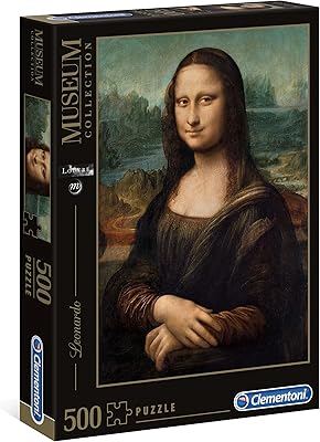 Clementoni mona lisa great museum puzzle 500 pièces, multicolore, 303632