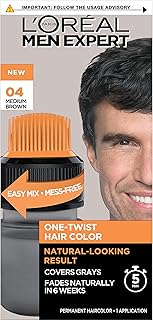 L'oreal paris men expert teinture capillaire permanente one twist mess free teinture