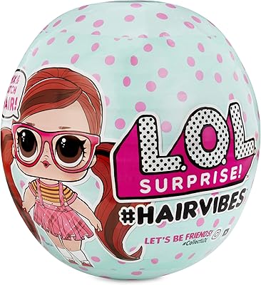 L.o.l. surprise ! poupées hairvibes avec 15 surprises et postiches et pièces qui