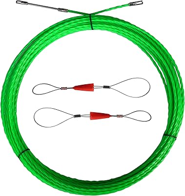 Ruban de pêche oyo de 20 mètres, outil de traction de fil électrique pour tirer une ligne de fil (vert 20 mètres de diamètre 4,5 mm). Diaytar : Des prix qui défient toute concurrence