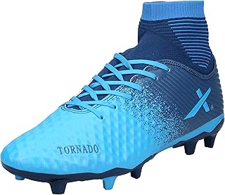 Chaussures de football tornado pour hommes, bleu, taille 6 uk (40 eu)