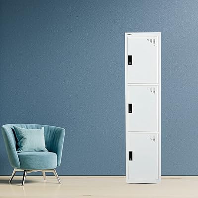 Armoire 3 portes ar par egid, armoire de rangement en métal et acier