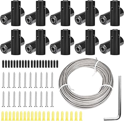 Temezdo kit de treillis mural de 20 pièces pour plantes grimpantes vignes