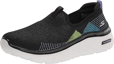 Skechers go walk hyper burst knit slip on baskets pour femmes