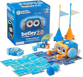 Kit d'activités learning resources bottle robot 2.0, robot de codage pour enfants, jouet