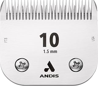 Lame de tondeuse pour chien andis ultra edge en acier inoxydable, taille 10