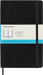 Cahier moleskine classic à couverture souple à pois, l (5" x 8,25"), 240