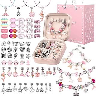 Kit de fabrication de bracelets à breloques pour filles coffret cadeau 68