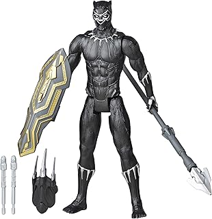 Figurine marvel black panther deluxe de la série avengers titan hero, jouet