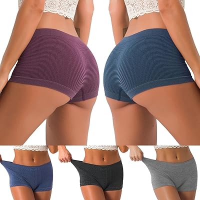 Culottes sans couture deep touch pour femmes, paquet de 5