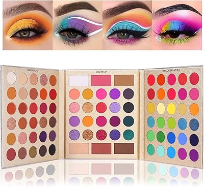 Palette de fards à paupières ucanb pretty all, coffret cadeau de vacances 86