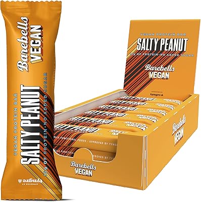 Barre protéinée végétalienne violette, 12 x 55 g (cacahuètes salées)